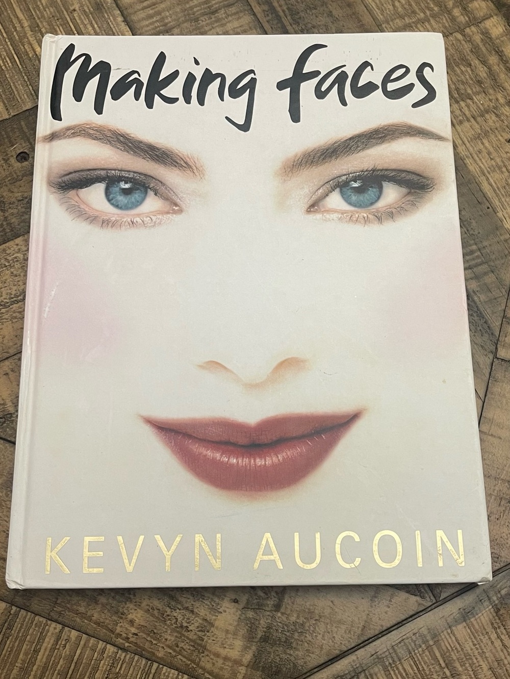 hardcover copy of Making Faces by Kevyn Aucoin